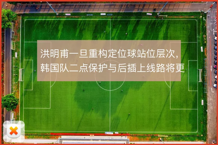 洪明甫一旦重构定位球站位层次，韩国队二点保护与后插上线路将更清晰